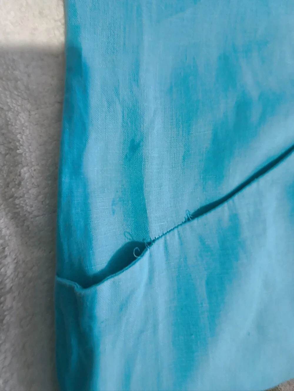 RIANI Bright Turquoise V-Neck Tunic with Pockets - Picture 12 of 15
